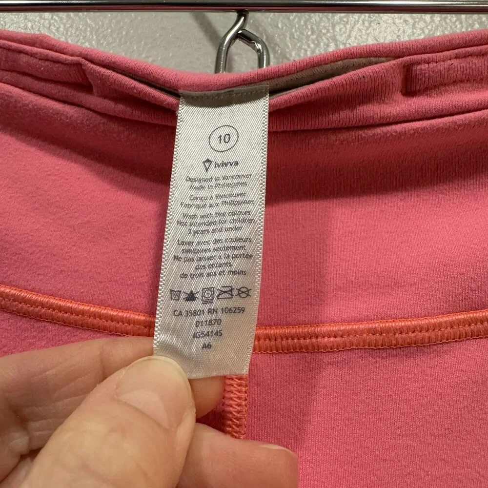 Girls Athletic Bundle Sz M 8/10 Athleta Top Ivivva Leggings Pink Lounge Workout